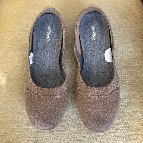 Allbirds Women's Wool Breezers Casual Slip On Ballet Flats in Hazy Beige Size 10 - Picture 5 of 16